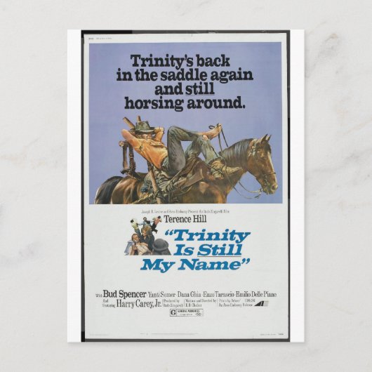TRINITY IS NOG STEEDS MIJN NAAM BRIEFKAART (Voorkant)