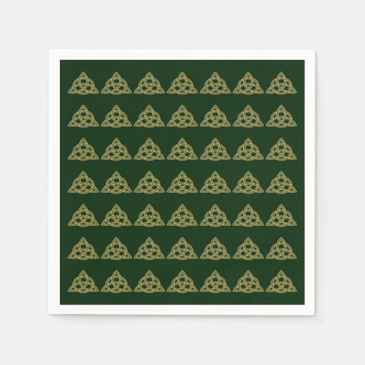 Trinity Knoop Groene Papieren Servetten (Voorkant)
