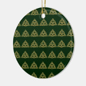 Trinity Knoop Groene Sieraden Keramisch Ornament (Links)
