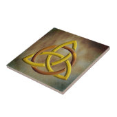 Trinity Knot Celtic Grunge Vintage Tegeltje (Zijkant)