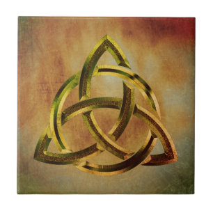 Trinity Knot Celtic Grunge Vintage Tegeltje