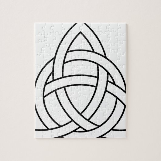 trinity knot celtic saxon viking norse noords legpuzzel (Verticaal)