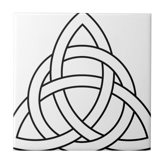 trinity knot celtic saxon viking norse noords tegeltje (Voorkant)