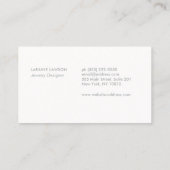 Trinity Knot Celtic Symbol Visitekaartje (Achterkant)