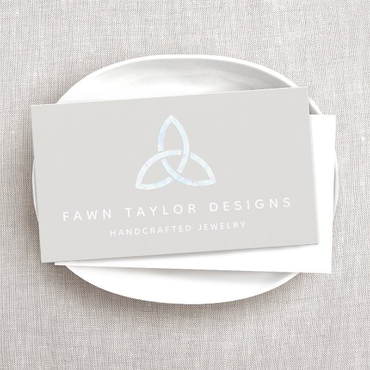 Trinity Knot Celtic Symbol Visitekaartje