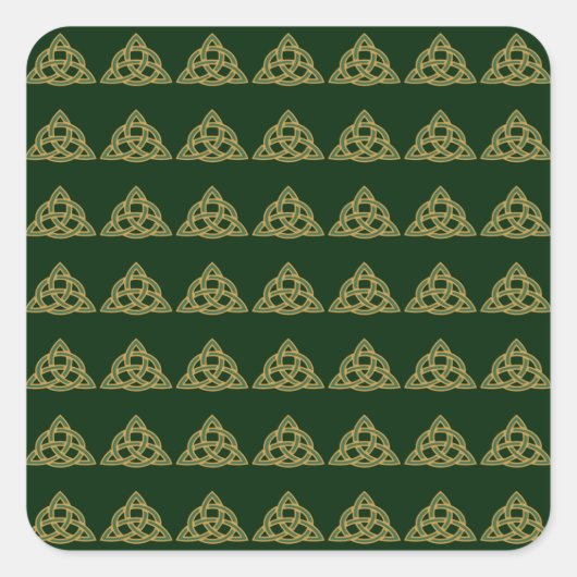 Trinity Knot Green Stickers (Voorkant)
