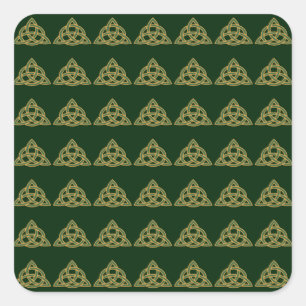 Trinity Knot Green Stickers