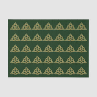 Trinity Knot Green Tissue Paper Tissuepapier