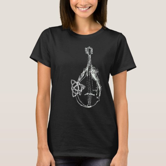 Trinity Knot Norse Mandolin T-shirt (Voorkant)
