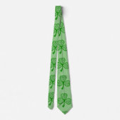 Trinity Knot Shamrock St. Patrick's Day Stropdas (Achterkant)