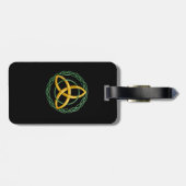 Trinity Knot Triquetra Celtic Symbol Bagagelabel (Achterkant horizontaal)