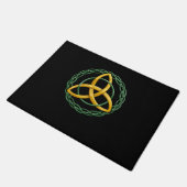 Trinity Knot Triquetra Celtic Symbol Deurmat (Schuin)