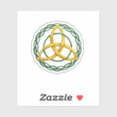 Trinity Knot Triquetra Celtic Symbol Sticker (Vel)