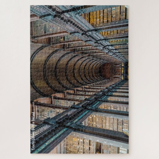 Trinity Library Dublin Ierland Jigzaag Puzzle Legpuzzel (Verticaal)