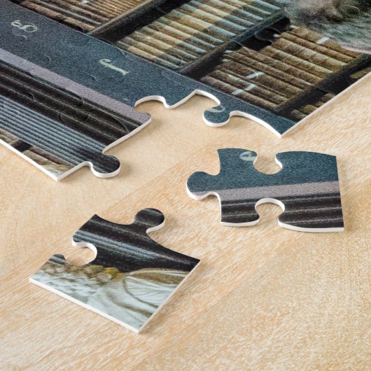 Trinity Library Dublin Ierland Jigzaag Puzzle Legpuzzel (Zijkant)