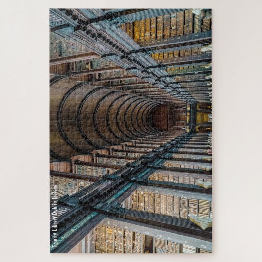 Trinity Library Dublin Ierland Jigzaag Puzzle Legpuzzel (Verticaal)