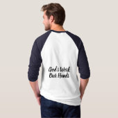 Trinity Logo 3/4 met GWOH op de rug T-shirt (Achterkant volledig)