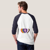 Trinity Logo 3/4 met RIC op rug T-shirt (Achterkant volledig)