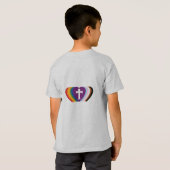 Trinity Logo met RIC op rug Kinder T-shirt (Achterkant volledig)