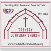 Trinity Logo Sticker (Voorkant)