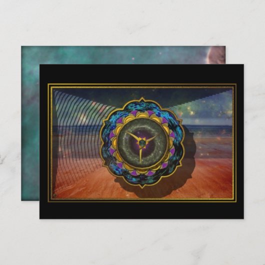 Trinity Lotus Briefkaart (Voorkant / Achterkant)