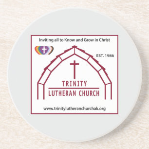 Trinity Lutheraanse coaster  Zandsteen Onderzetter