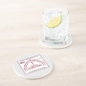Trinity Lutheraanse coaster  Zandsteen Onderzetter (Zijkant)