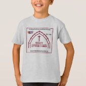 Trinity Lutheran Grijs Kinder T-shirt (Voorkant)