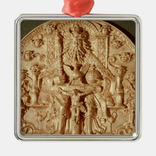 Trinity-medaille, herschikte versie van origineel metalen ornament