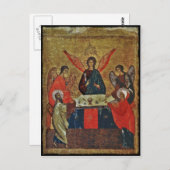 Trinity met de heiligen briefkaart (Voorkant / Achterkant)