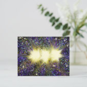 Trinity Moderne profetische Christelijke kunstster Briefkaart (Staand voorkant)