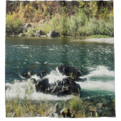 Trinity River in Hoopa, Californië. Douchegordijn (Voorkant)