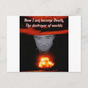 Trinity Robert Oppenheimer Briefkaart