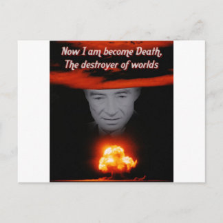 Trinity Robert Oppenheimer Briefkaart