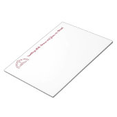 Trinity schuur en slogan notitieblok (Schuin)