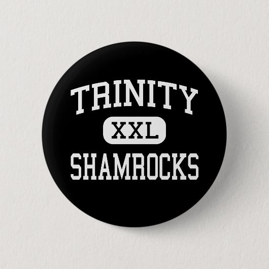 Trinity - Shamrocks - High - Louisville Kentucky Ronde Button 5,7 Cm (Voorkant)