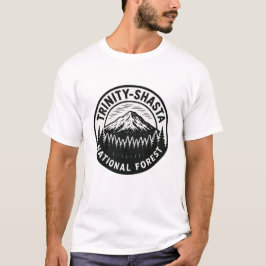 Trinity-Shasta National Forest - Embleem Badge T-shirt