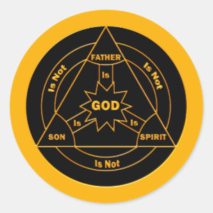 Trinity Shield Ronde Sticker