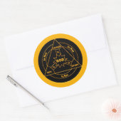 Trinity Shield Ronde Sticker (Envelop)
