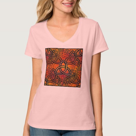 "Trinity" Shirt voor vrouwen, ontworpen door Glenn (Voorkant)