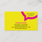 Trinity Speech Bubble Logo (roze) Visitekaartje (Achterkant)