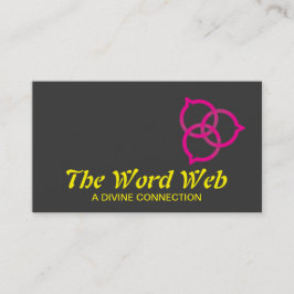 Trinity Speech Bubble Logo (roze) Visitekaartje