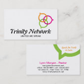 Trinity Speech Bubble Logo Visitekaartje (Voorkant / Achterkant)