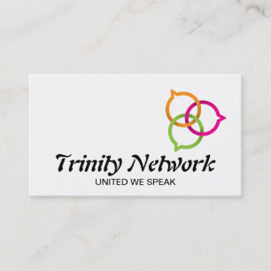 Trinity Speech Bubble Logo Visitekaartje