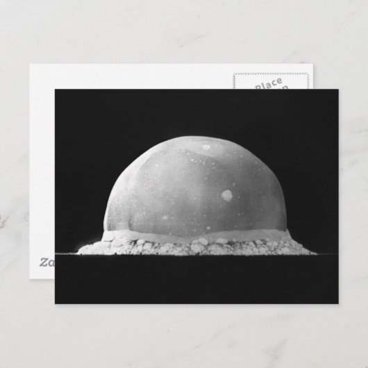 Trinity Test Atomic Bomb Explosion 16 juli 1945 Briefkaart (Voorkant / Achterkant)