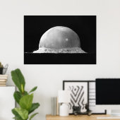 Trinity Test Atomic Bomb Explosion 16 juli 1945 Poster (Thuiskantoor)
