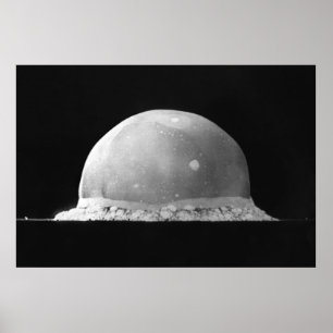 Trinity Test Atomic Bomb Explosion 16 juli 1945 Poster