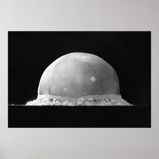 Trinity Test Atomic Bomb Explosion 16 juli 1945 Poster (Voorkant)