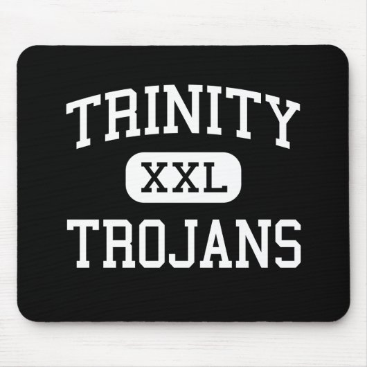 Trinity - Trojans - High School - Euless Texas Muismat (Voorkant)