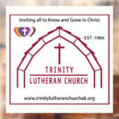 Trinity Window Cling Raamsticker (Vel 2)